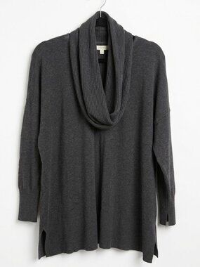 Laura Plus Grey Oversized Knit Sweater w/ matching Infinity Scarf - Size 2X